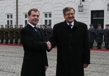 Znaczenie wzrostu. D.Miedwiediew i B.Komorowski
